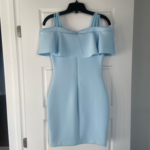 Guess baby blue ruffle top dress - Picture 2 of 5
